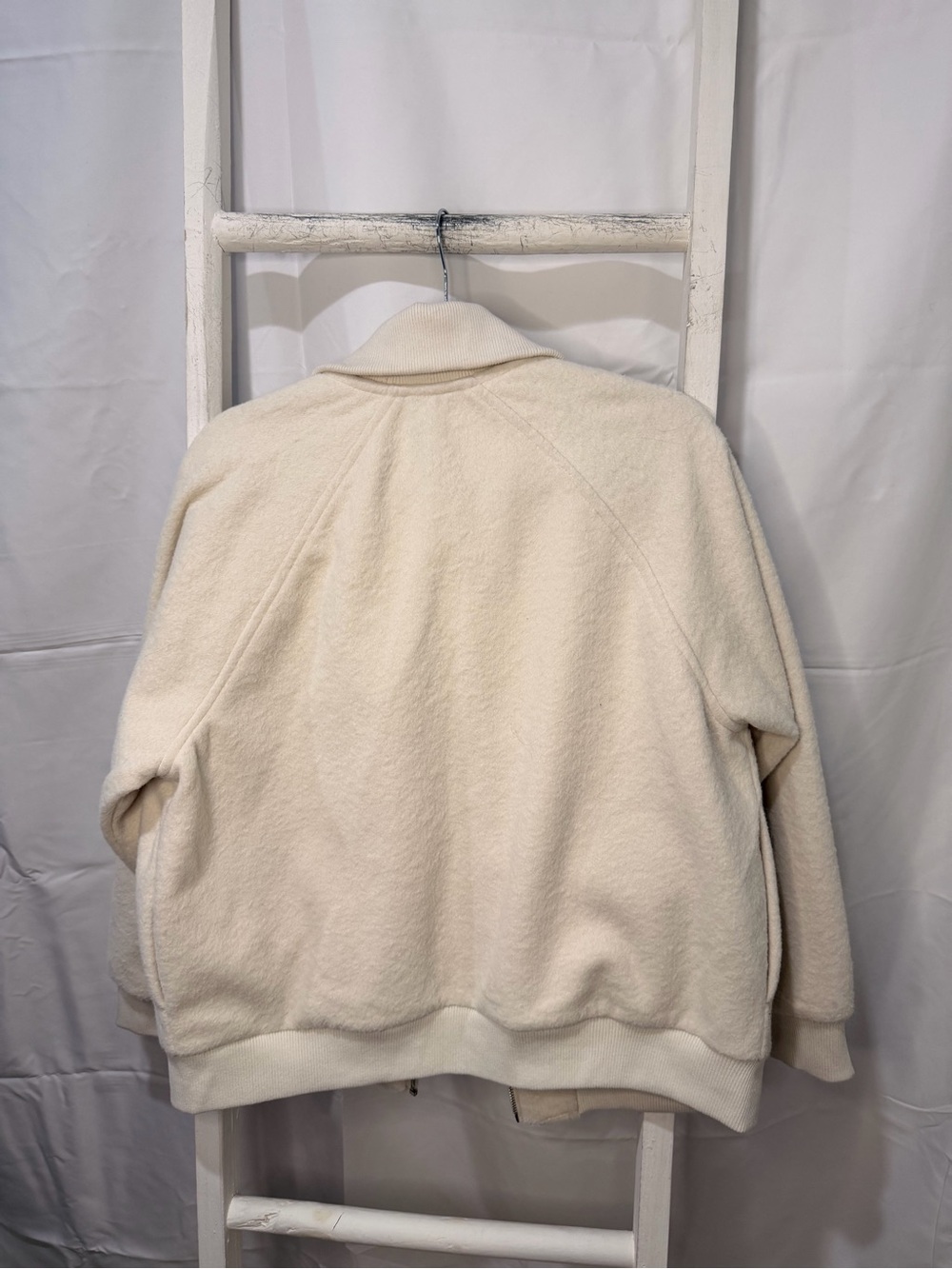 Joie Cream Bomber Jacket with Flap Pockets - Picture 4 of 5